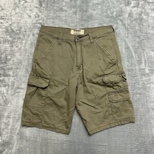 Wrangler Authentics Cargo Shorts Men's Size 30 Brown